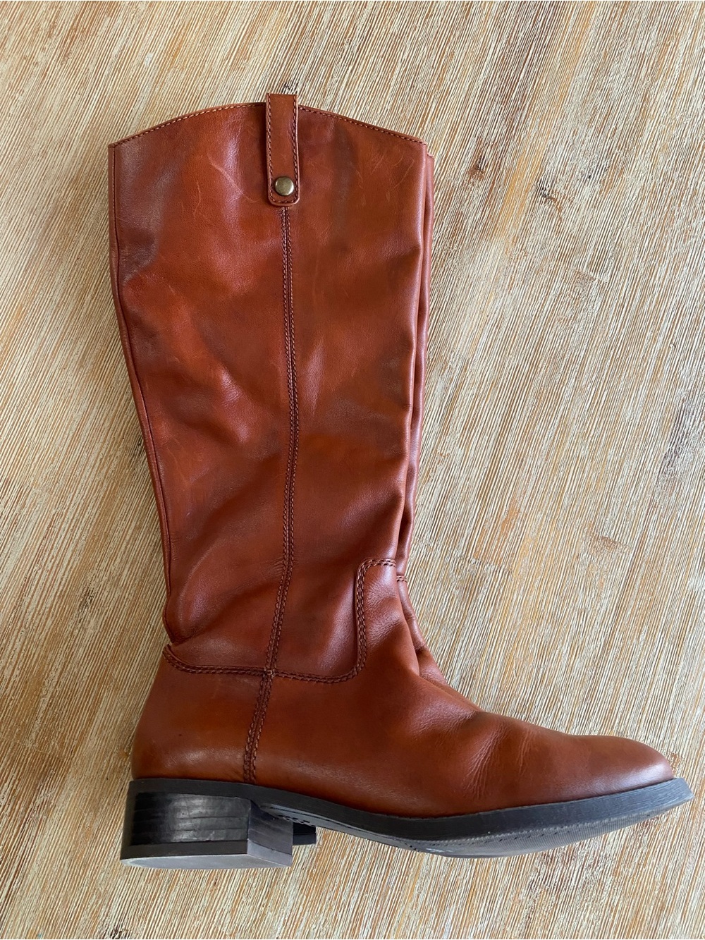 INC International Concepts Fawne Tall Leather Riding Boots wide calf